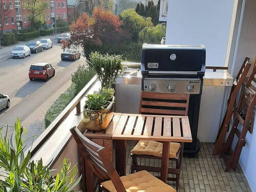 Balkon Richtung Westen - Etagenwohnung mit 72,00 m&sup2; in München zum Kaufen
