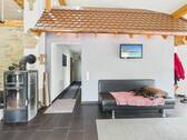 Kaminofen, Blick in den Flur - 