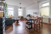 Wohnzimmer 1. OG - 1 Zimmer Mehrfamilienhaus, Wohnhaus zum Kaufen in Rahden