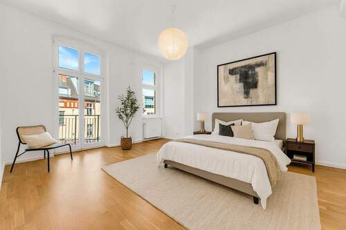 Schlafzimmer mit Bad en Suite - 