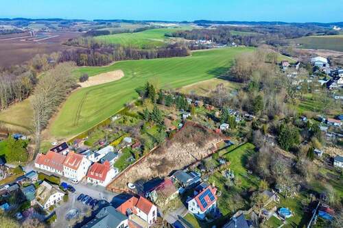 Luftbildaufnahme - ungefährer Grundstücksverlauf - Grundstück in Sagard