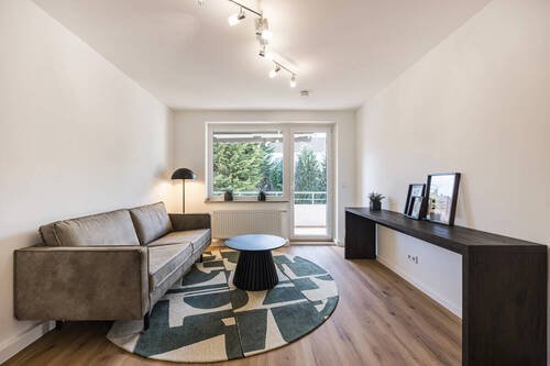 Gemütliches Wohnzimmer - 3 Zimmer Etagenwohnung in Düsseldorf