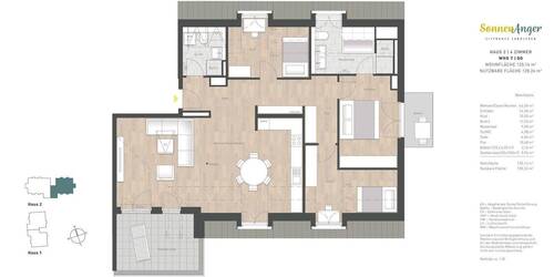 Bild 4 - Etagenwohnung mit 120,10 m&sup2; in Putzbrunn-Oedenstockach zum Kaufen