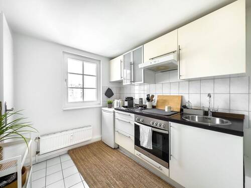 Kitchen - Etagenwohnung mit 39,00 m&sup2; in Düsseldorf zur Miete