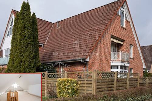 Bild 1 - OG-Wohnung mit Loggia u. ausgeb. DG in bevorzugter, zentraler Lage mit Stellplatz und Kellerraum