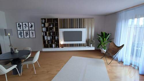 Wohnzimmer - 4 Zimmer Reihenmittelhaus zum Kaufen in Solingen