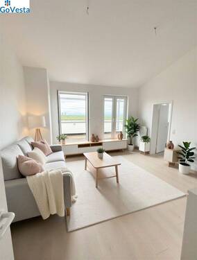 Wohnzimmer- (Einrichtungsbeispiel) - 3 Zimmer Etagenwohnung in Halle