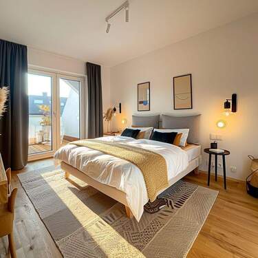 Schlafzimmer - Etagenwohnung mit 87,00 m² in Nürnberg zum Kaufen