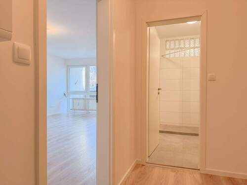 Eingangsbereich - bezugsfreie 1-Zim.-Wohnung im Rückgebäude in Schwabing-West - saniert