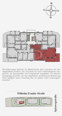 Lage im Gebäude - Etagenwohnung mit 80,10 m&sup2; in Dresden zum Kaufen