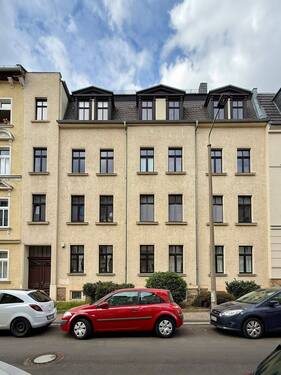 Hausansicht - LEERSTEHEND - kompakte 3-Zimmer Wohnung in Gohlis
