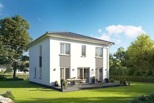 JL-6-139_Terasse.jpg - Familienglück oder Ruhestandstraum: Neubau-Bungalow in bester Lage!