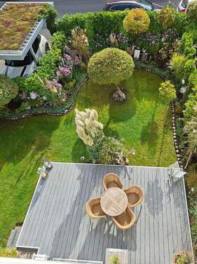 Terasse und Garten - 4 Zimmer Doppelhaushälfte in Hamburg