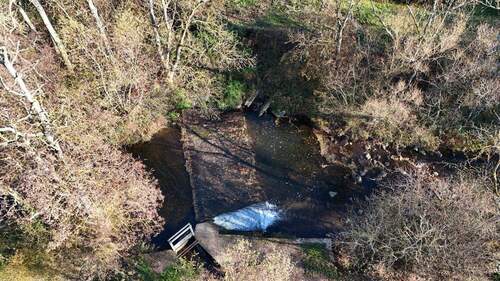 Bachlauf hinter dem Grundstück - 