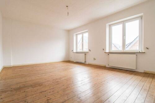 Wohnzimmer OG - 6 Zimmer Mehrfamilienhaus, Wohnhaus in Emsdetten