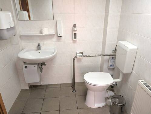 Barrierefreies WC im EG - 9 Zimmer Mehrfamilienhaus, Wohnhaus in Lutherstadt Wittenberg
