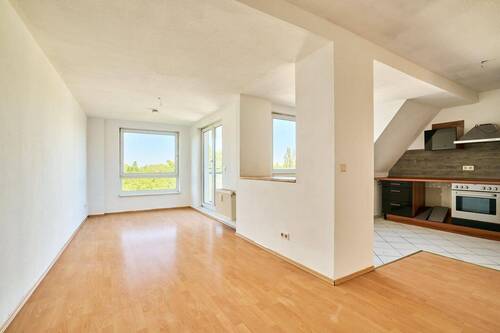 Wohn - Essbereich mit Westausrichtung - 