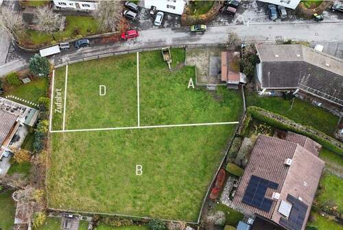 Grundstücksaufteilung - 