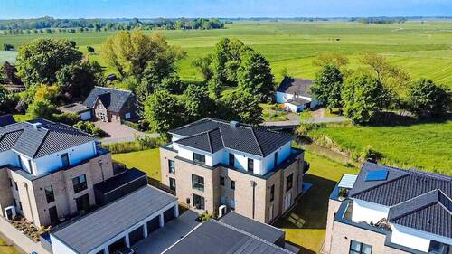 Drohnenaufnahme - 3 Zimmer Etagenwohnung zum Kaufen in Butjadingen