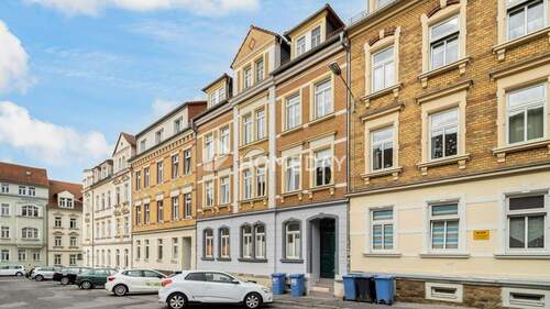 Außenansicht 2 - Charmante Altbauwohnung mit Terrasse & Gartenblick in zentraler, ruhiger Lage von Freiberg