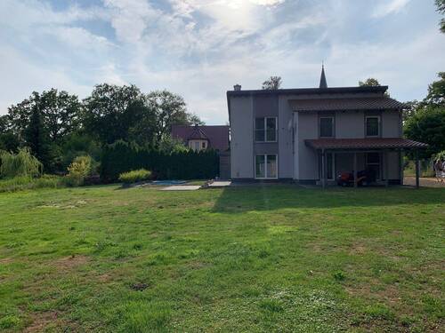 Hausansicht - !!!Traumhaftes Einfamilienhaus mit Pool & großem Garten – sofort bezugsfertig!!!