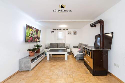 Wohnzimmer - Einfamilienhaus mit 87,00 m² in Markgröningen / Unterriexingen zum Kaufen