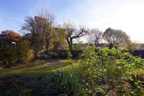 Ausblick von der Terrasse im Erdgeschoss - 