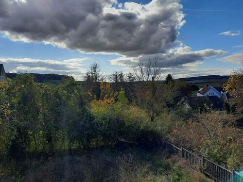Ausblick Terrasse - Bungalow mit 185,00 m² in Kleinrinderfeld zum Kaufen