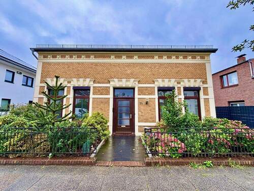 Bild 1 - Hinter Jugendstilfassade individuelle EG-Etage mit eigenem Garten ca. 95 qm WF ruhige Nebenstr.