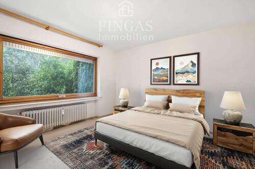 Schlafzimmer Virtuell - Mehrfamilienhaus, Wohnhaus mit 205,00 m&sup2; in Bruchhausen-Vilsen zum Kaufen