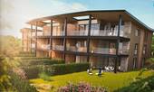 Außennsicht.JPG - Seeblick – Erstbezug - 4-Zimmer Wohnung hochwertiger Neubau im 1 OG mit großer Terrasse in Steinberg am See zu vermieten!