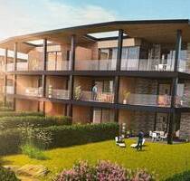 Seeblick – Erstbezug - 4-Zimmer Wohnung hochwertiger Neubau im 1 OG mit großer Terrasse in Steinberg am See zu vermieten!