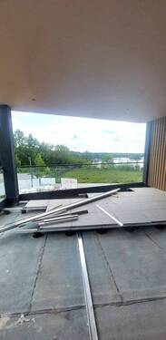 Terrasse in Arbeit.jpg - Terrassenwohnung mit 107,00 m&sup2; in Steinberg am See zur Miete