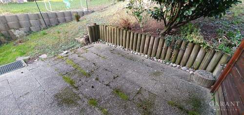Terrasse mit Gartenanteil - 