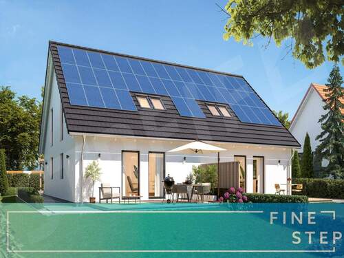 FINESTEP Immobilien GmbH - Eine DHH Hälfte bereits gebaut - bauen Sie jetzt Ihr Nest fußläufig am Ammersee