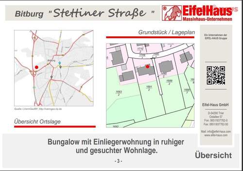 Grundstück Lageplan - 