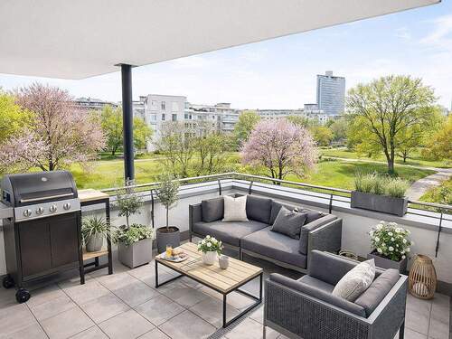 Balkon - Moderne und hochwertige Wohnung in Top-Lage von München-Schwabing