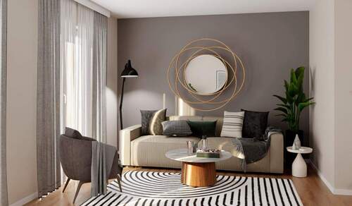 Wohnzimmer - 4 Zimmer Doppelhaushälfte in Großpösna