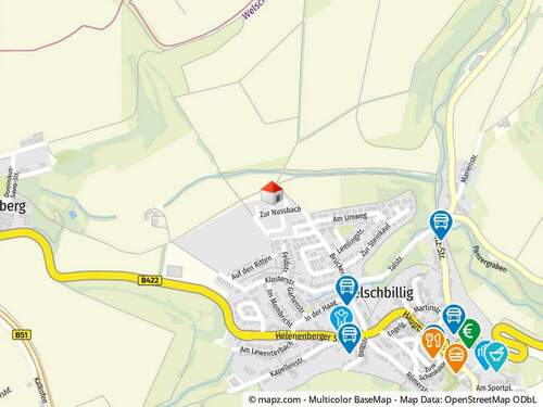 Geolyzer Kartenausschnitt - Grundstück in Welschbillig zum Kaufen