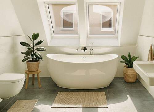 Badezimmer (KI-Staging) - 