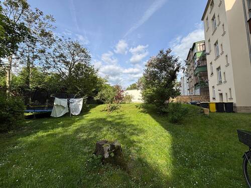 Innenhof - Etagenwohnung mit 88,50 m&sup2; in Leipzig zum Kaufen