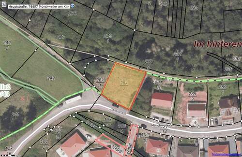 Lageplan-Topo_Müchweiler am Klingbach_281-2 - 