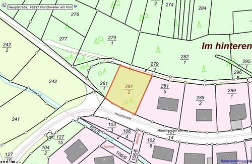 Lageplan-Nutzung_Müchweiler am Klingbach_281-2 - 