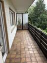 großer Balkon zur Gartenseite - 