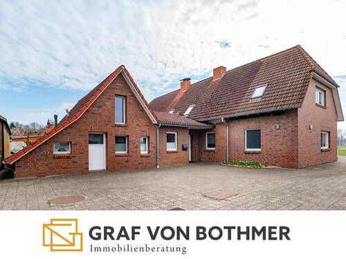 Ansicht Hof - 6 Zimmer Doppelhaushälfte zum Kaufen in Bothel