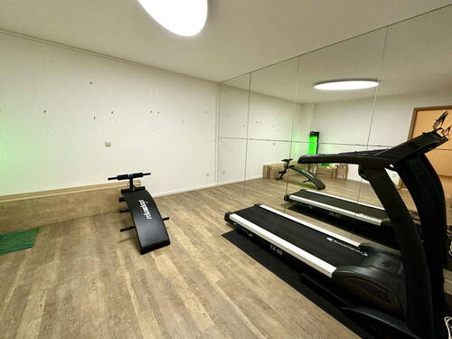 Fitnessraum im Keller - 