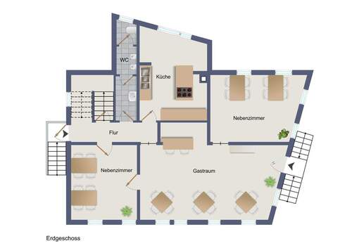 Haus Nr. 2 Erdgeschoss - 