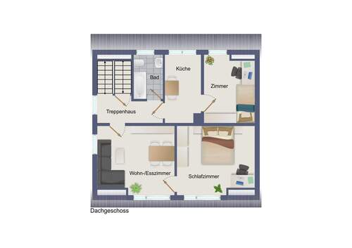 Haus Nr. 2a Dachgeschoss - 