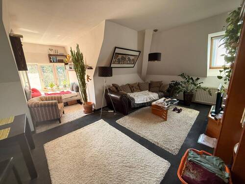 Wohnzimmer - 1 Zimmer Etagenwohnung zum Kaufen in Gera