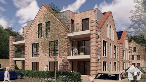 Perspektive Mehrfamilienhaus (5) - Mehrfamilienhaus, Wohnhaus mit 72,00 m² in Papenburg / Aschendorf (Ems) zum Kaufen